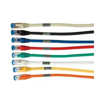 Cable de red RJ45 - CAT6A 500 MHz - 0,15 m - azul - S-STP (S/FTP) - AWG26 - LSZH - Synergy 21