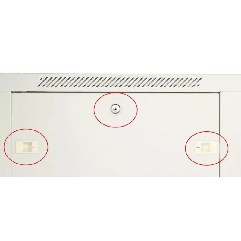 Armario rack Extralink 12U 600x450 ASP gris montaje en pared, puerta metálica