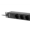 LANBERG REGLETA DE ENCHUFES 10 RACK (1U, 16A, 3X SCHUKO)