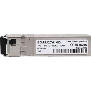 Transceptor de fibra óptica SFP-10G-BX-U CBO para conexiones de fibra única 10G