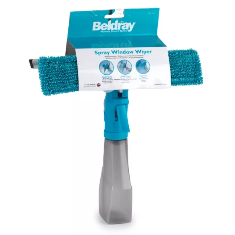 Limpiacristales 2 en 1 con pulverizador Beldray LA024275TQEU7 – herramienta de pulverización y limpieza
