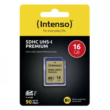 Intenso 16 GB SDHC UHS-I Class 10 tarjeta de memoria 3421470