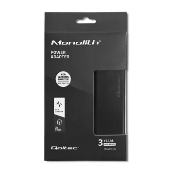 Fuente de alimentación/adaptador Qoltec 52400 interior 30 W negro