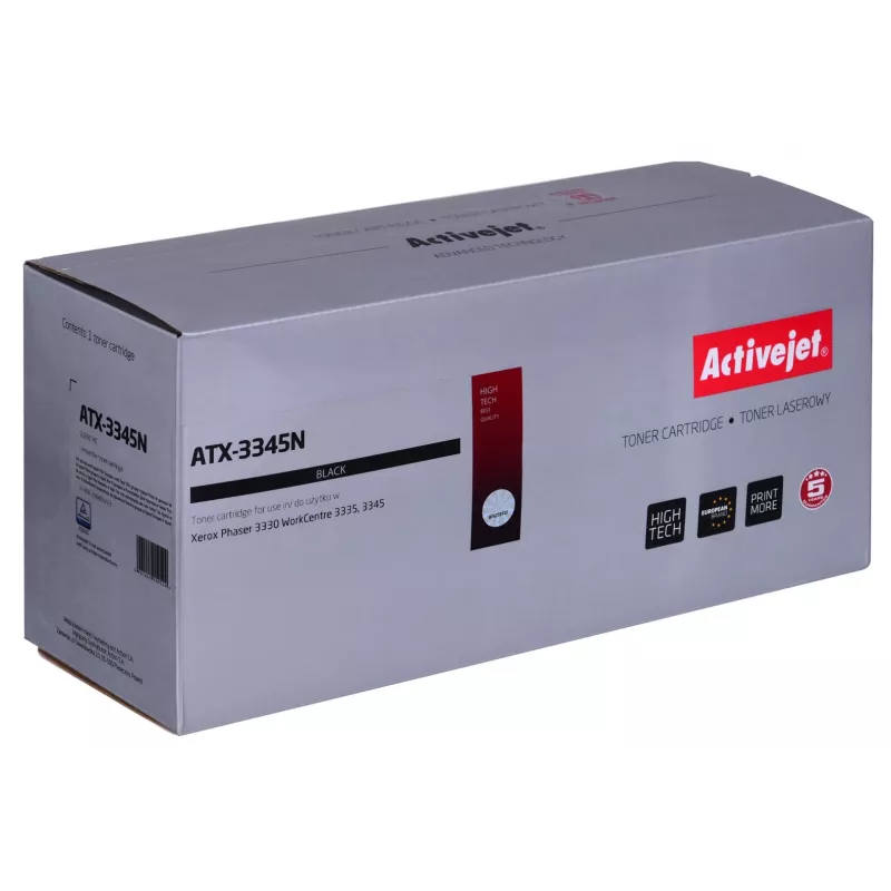 Activejet ATX-3345N Tóner (sustituto de Xerox 106R03773; Supreme; 3000 páginas; negro)