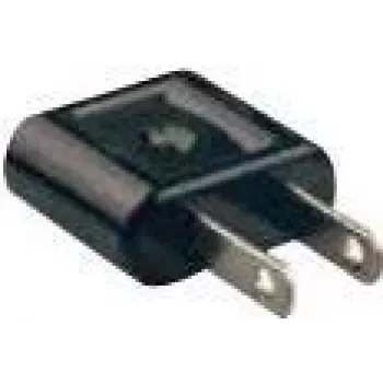 Conector macho de red (2 polos) Bachmann Modelo 910.178, negro, accesorio de cableado para enchufe US