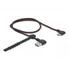 Cable USB DeLOCK EASY-USB 2.0 conector macho Type-A a conector macho Type-C 0,5 m negro