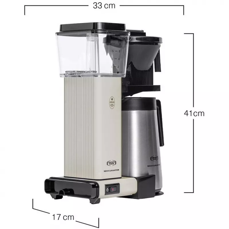Cafetera Moccamaster 1,25L KBG 741 beige