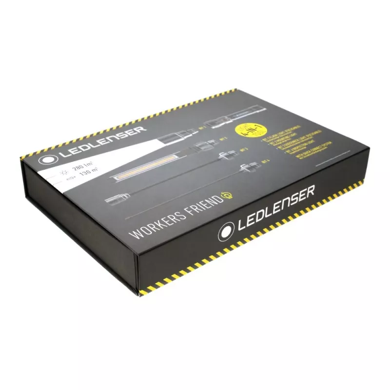 Linterna frontal Ledlenser Workers Friend negra 280 lm