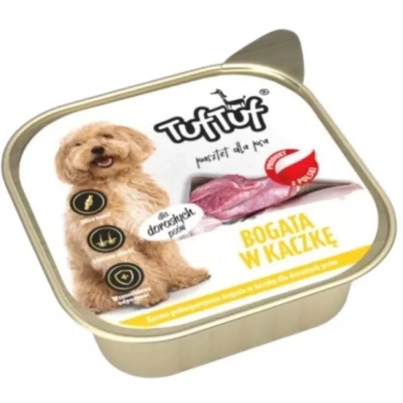 TUF TUF Alupak Paté de pato - Comida húmeda para perros - 300g