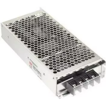 Adaptador/inversor de alimentación Mean Well RSD-300E-48 — 300 W, entrada 25.2–46.8 V, salida 48 V, dimensiones 97×216×40 mm