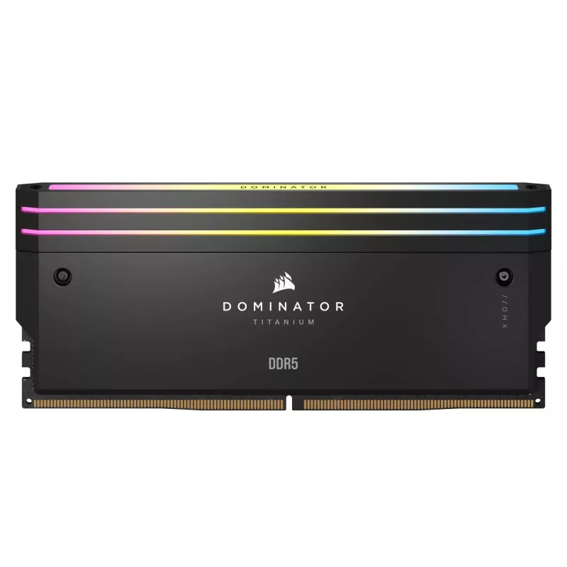 DIMM 48 GB DDR5-7200 (2x 24 GB) Dual-Kit, memoria negra, CMP48GX5M2X7200C36, Dominator Titanium, INTEL XMP
