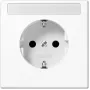 Caja empotrable JUNG LS 1520 NA WW, tipo F, blanca