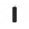 Regleta de alimentación Lanberg PS0-04E-0100-IEC-BK 1 m 4 tomas de corriente para interior negro