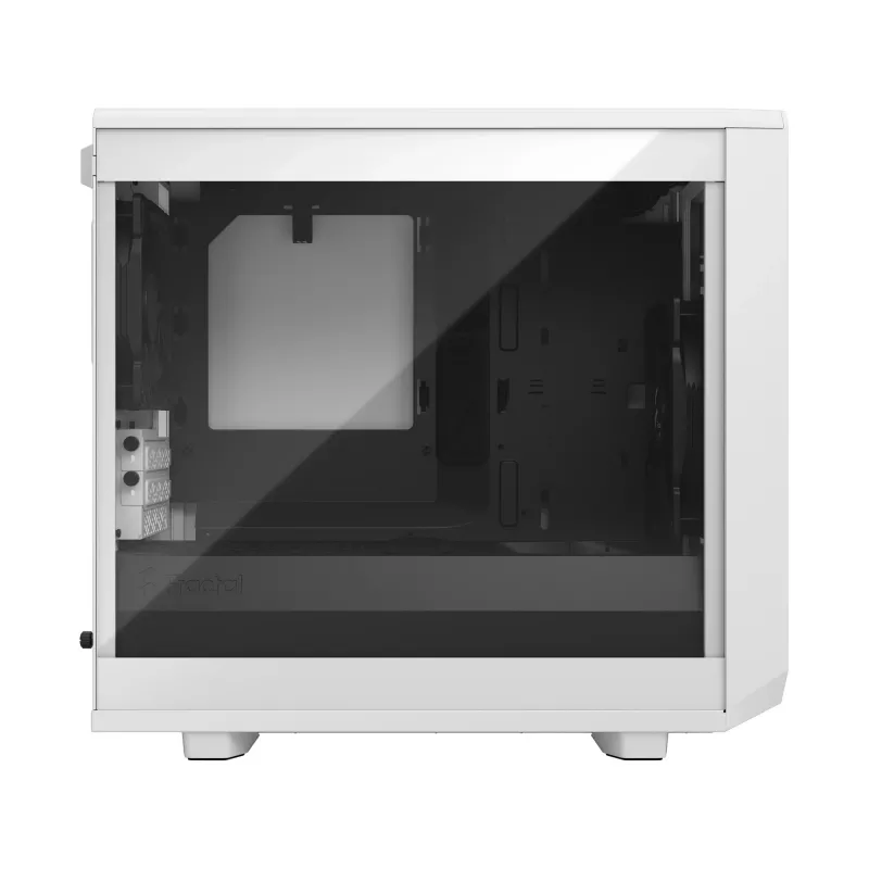 Fractal Design Meshify 2 Nano - Torre Mini-ITX (cristal templado) - sin fuente de alimentación (ATX) - blanco - USB/audio (FD-C-MES2N-02)