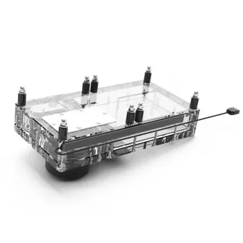 Alphacool Core Flat Reservoir 240, con bomba VPP - derecha
