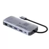 Hub activo UNITEK USB-C 10GBPS, M.2, HDMI, PD 100W
