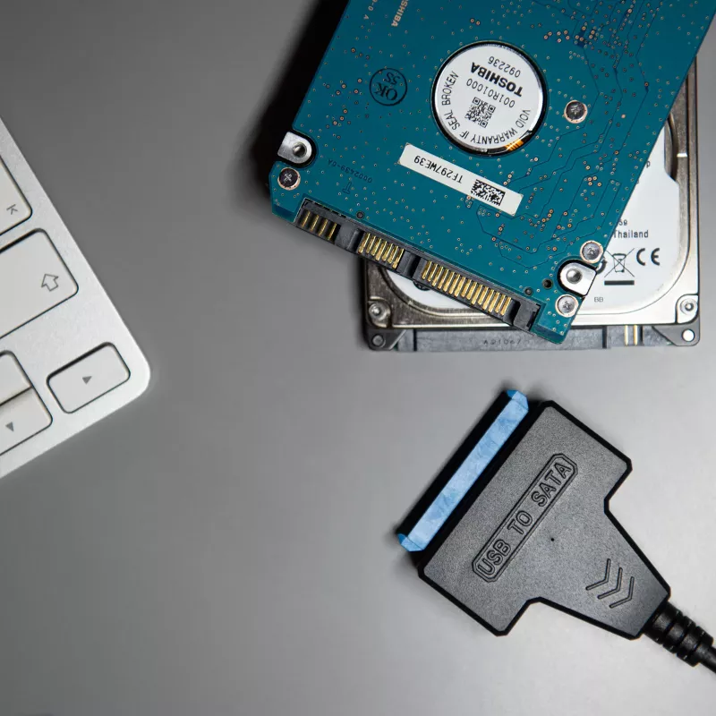 Akyga AK-CA-86 Cable adaptador SATA a USB-A 3.0 para unidades de 2,5