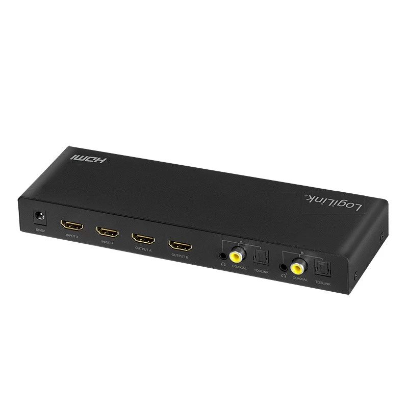 Conmutador HDMI 4x2 puertos 4K/60Hz