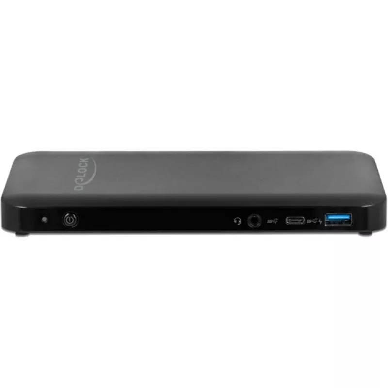 Delock USB Type-C DP 1,4 docking station 4K – docking station – USB-C 3,2 Gen 2 – HDMI, DP – 1GbE – 85 vatios (87746)