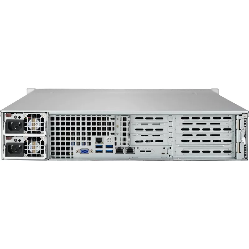 Supermicro SuperChassis 825TQC-R802WB chasis de servidor en rack 2U, 800 W, negro