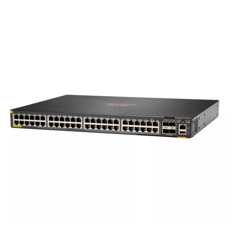 Switch gestionado HP Enterprise Aruba 6200F 48G PoE 370W 4SFP+