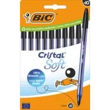 Bolígrafo de palanca BIC 516358 negro 10 uds.