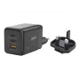 Fuente de alimentación Acer - Tecnología PPS y GaN - 100 Vatios - PD 3.0 - 3 Puertos de salida (USB, 2 x USB-C)