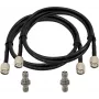 Cable de antena coaxial Omnitronic TNC-Set 10 m, conector macho–hembra TNC, 10 metros