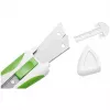 Cortador de hojas romas Wedo COMFORTLINE verde blanco