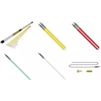 C.K T5431 MightyRod PRO Varilla pasacables, 1 m x 7 mm, niquelada, 1 ud.