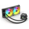 Refrigeración líquida para CPU Sharkoon S50 ARGB, negra