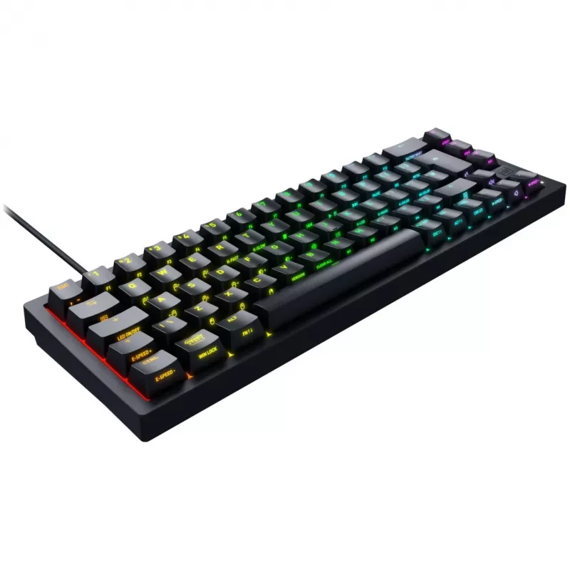 Teclado compacto CHERRY K5V2 gaming USB QWERTY inglés Negro 67 teclas RGB LED