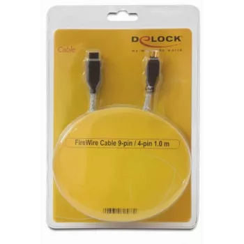 Cable FireWire A/B DeLOCK 82588 1,0 m gris