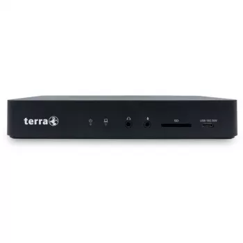 TERRA 1480375 Base de acoplamiento/replicador de puertos para portátil con cable USB 3.2 Gen 1 (3.1 Gen 1) Type-C Negro