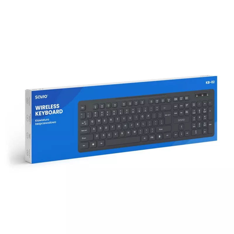 Savio KB-02 Teclado Home/Office USB QWERTY Negro