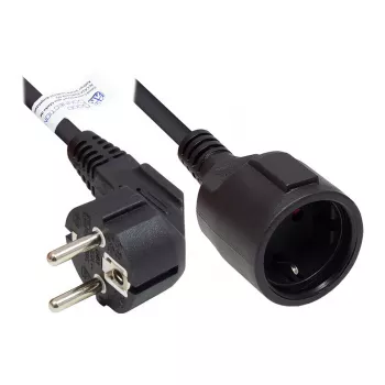 Good Connections alargador Schuko negro 5 m