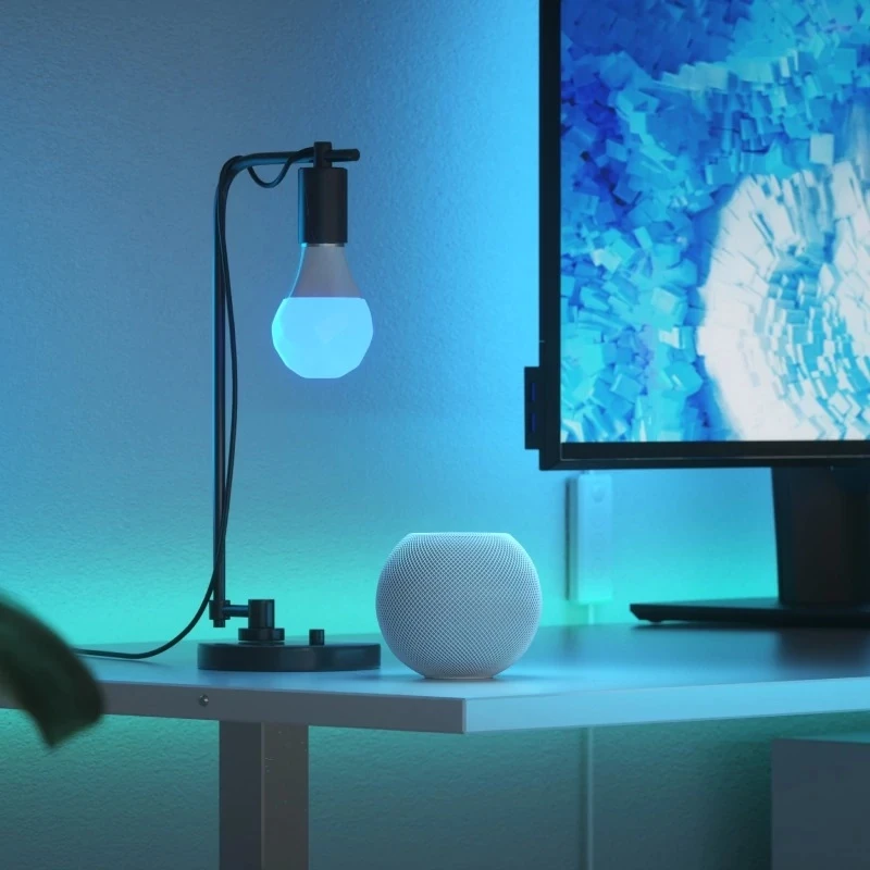 Bombilla LED inteligente Nanoleaf Essentials Matter A60, E27, 9 W, 900 lm, 2700-6500 K RGBCW, pack de 4