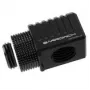 Adaptador Barrow 90° G1/4'' hembra a G1/4'' hembra — negro