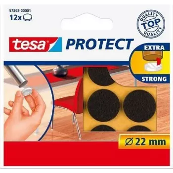 Almohadillas protectoras para muebles Tesa 57893-00000-01 12 uds. redondas