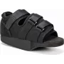 Zapato postoperatorio MDH XL negro — zapato postoperatorio médico, talla XL, parte superior sintética, suela exterior de EVA