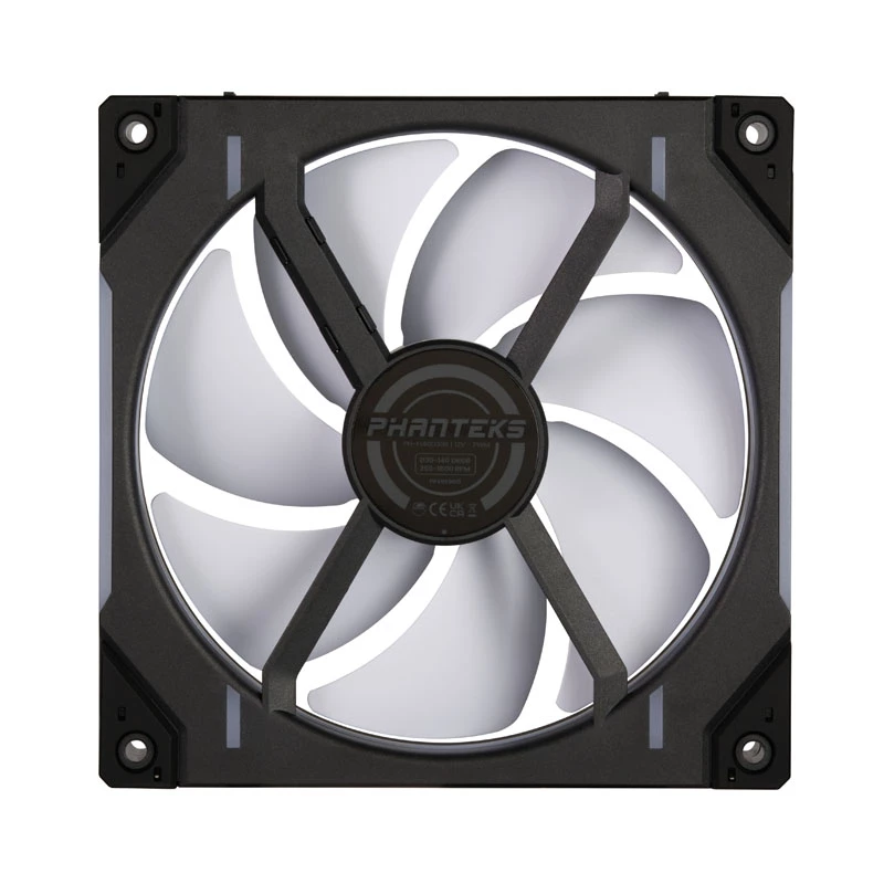 Phanteks D30-140 PWM Reverse Airflow D-RGB ventilador de caja, 140 mm, negro