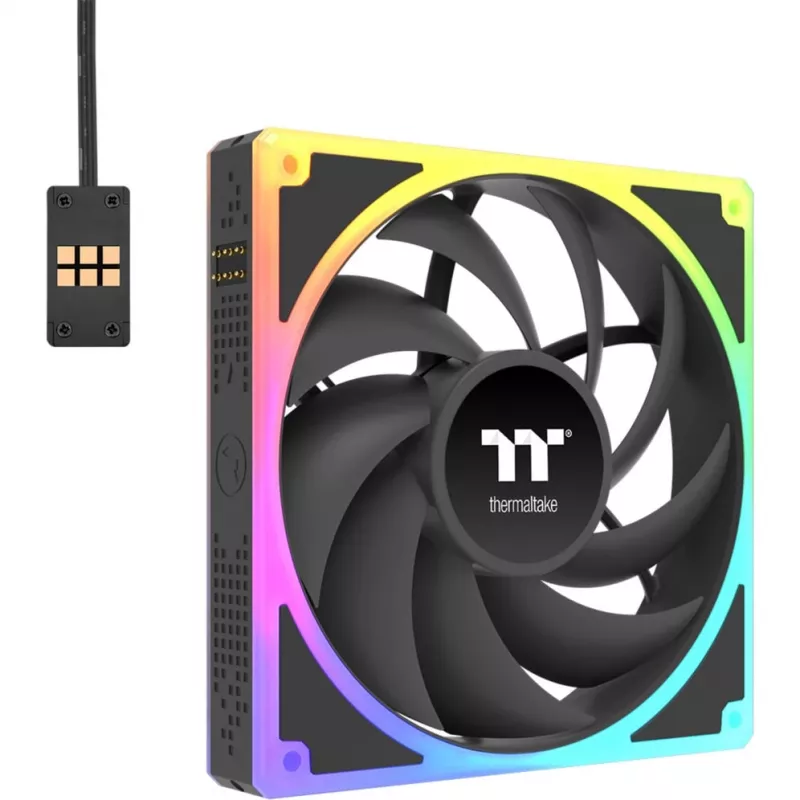 Ventilador de caja/CPU THERMALTAKE TOUGHFAN EX 140 ARGB Sync 3Pack – 140 mm, alto flujo de aire, bajo nivel de ruido