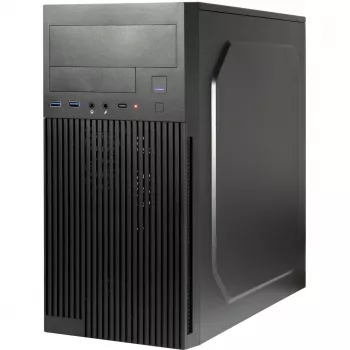 Caja de ordenador INTER-TECH IT-6521 recta, ATX, negra