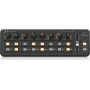 Teclado MIDI USB Behringer X-TOUCH MINI tipo de control botones, mandos giratorios, deslizadores