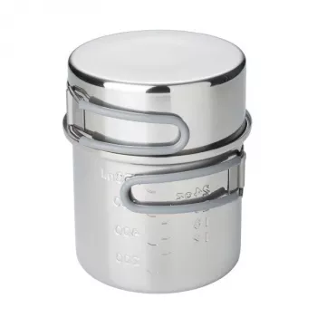 Olla de acero inoxidable ESBIT 1 L acero inoxidable