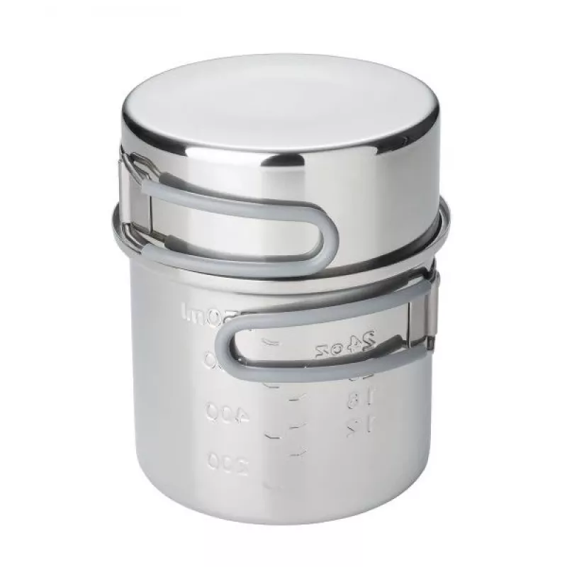 Olla de acero inoxidable ESBIT 1 L acero inoxidable