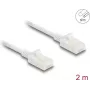 Cable de red DeLOCK RJ45 Cat.6A macho a macho 2 m blanco