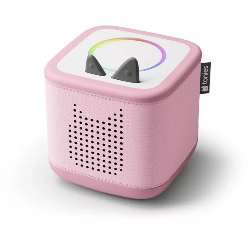 Toniebox 2 rosa Starter-Set Kreativ-Tonie rojo, altavoz