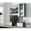 Soporte de TV Cama SOHO 180 gris/blanco brillante