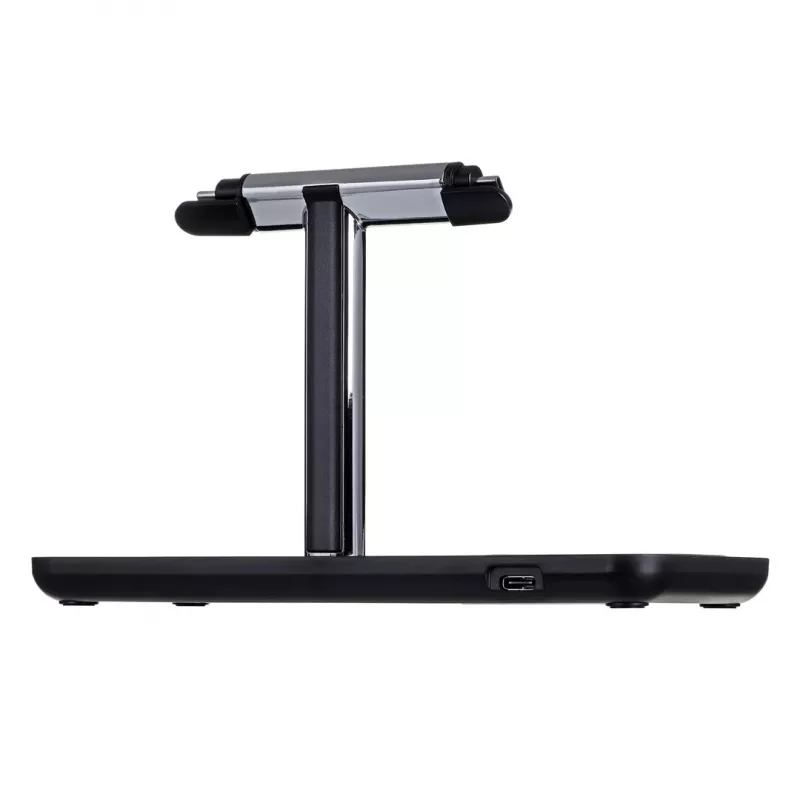 Estación de carga de sobremesa UNITEK P1212A 15 W inalámbrica ABS negro plata